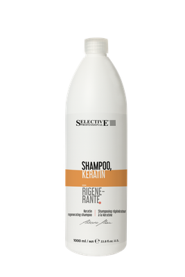 Шампунь для волос Selective Professional Shampoo Кeratin Rigenerante / 70750 (1л)