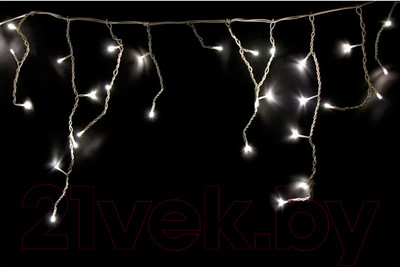 Светодиодная бахрома Neon-Night Айсикл 255-015 (1.8x0.5м, белый)