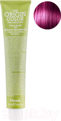 Крем-краска для волос Nook The Origin Color Permanent Colouring Cream 7.26 (100мл, блондин фиолетово-красный)