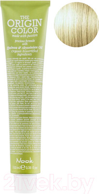 Крем-краска для волос Nook The Origin Color Permanent Colouring Cream 9.3 (100мл, очень светлый золотисто блондин)