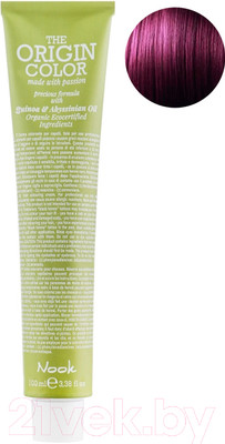 Крем-краска для волос Nook The Origin Color Permanent Colouring Cream 6.26 (100мл, фиолетово-красный темно-коричневый)