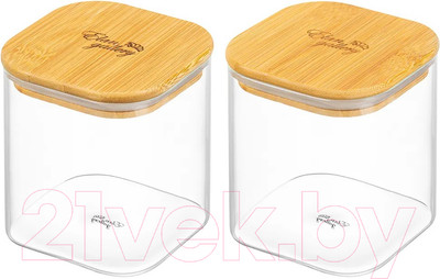 Набор емкостей для хранения Elan Gallery Crystal glass / 360093