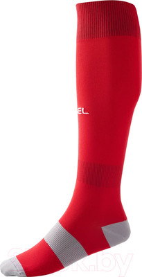 Гетры футбольные Jogel Camp Basic Socks / JC1GA0125.R2 (р-р 32-34, красный/серый/белый)