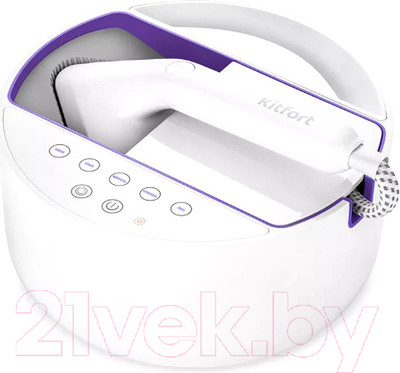 Отпариватель Kitfort KT-9110-1 (белый/фиолетовый)