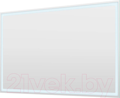 Зеркало Пекам Greta 90x60 / greta-90x60dcl (с подсветкой, сенсором на взмах руки и часами)