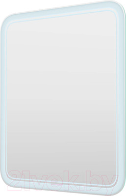 Зеркало Пекам Marta 50x80 / marta-50x80scl (с подсветкой, сенсором на прикосновение и часами)