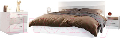 Комплект мебели для спальни Империал Антария (белый жемчуг/ателье)