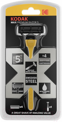Бритвенный станок Kodak Max Prem Razor 5 / CAT 30422032 1/12