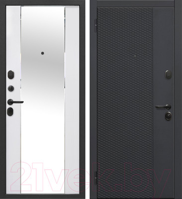 Входная дверь Гарда Флорида Зеркало фацет (96x205, левая)