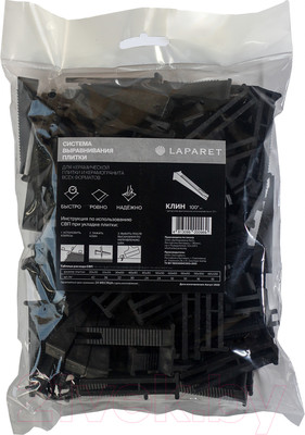 Клинья для выравнивания плитки Laparet Клин 1мм/1.5мм (100шт)