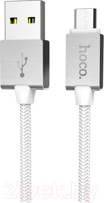 Кабель Hoco U49 Micro (1.2м, белый)