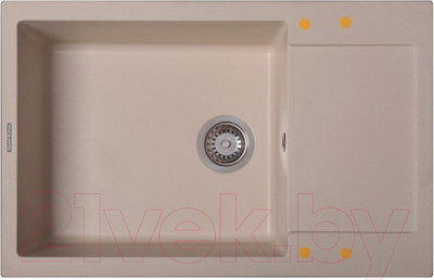 Мойка кухонная Zigmund & Shtain Rechteck 780.490 (молодое шампанское)