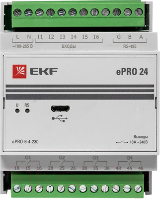 Блок расширения для отопительного котла EKF PROxima ePRO 6/4 230В / ePRO-6-4-230