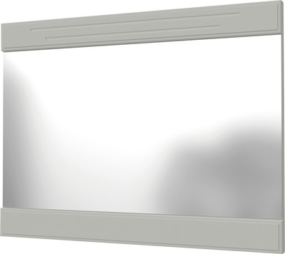 Зеркало Bravo Мебель Олимп Лак с декоративными планками (холодный серый/фисташковый)