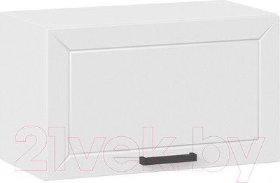 Шкаф под вытяжку ТриЯ Лорас 1В6Г (белый/холст белый)