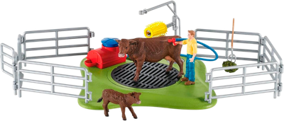 Игровой набор Schleich Веселая мойка для коровы / 42529