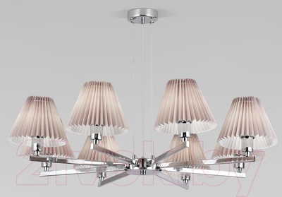 Люстра Евросвет 60136/8 (хром/серый)