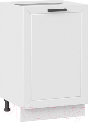 Шкаф-стол кухонный ТриЯ Лорас 1Н5 (белый/холст белый)