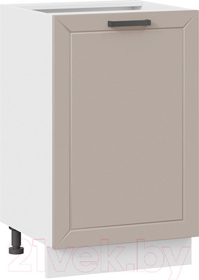 Шкаф-стол кухонный ТриЯ Лорас 1Н5 (белый/холст латте)