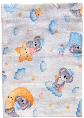 Пеленка детская Sofi Лесные зверята / 22072 (синий)