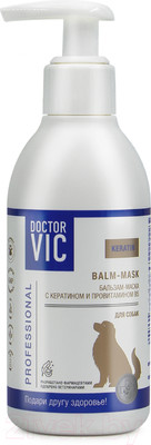 Бальзам для животных Doctor VIC С кератином и провитамином В5 для собак (200мл)