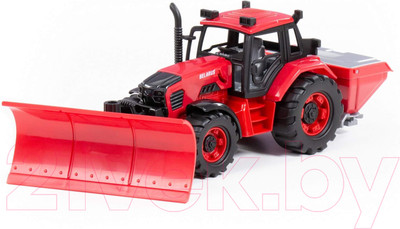 Трактор игрушечный Полесье Belarus Снегоуборочный / 91888