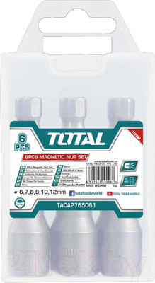 Набор головок слесарных TOTAL TAC2765061 (6шт)