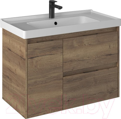 Тумба с умывальником Briz Берн Грэйс 90 / 238-03-20090-15 00 ВЕЛ