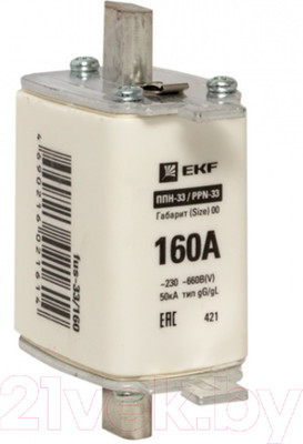 Предохранитель плавкий EKF PROxima fus-33/160