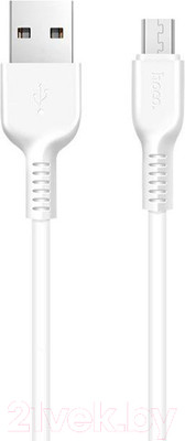 Кабель Hoco X20 Flash MicroUSB (3м, белый)