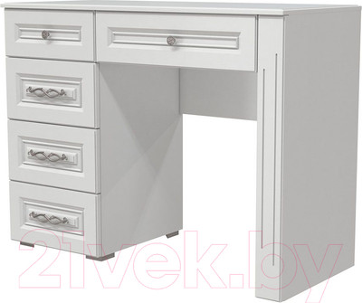 Туалетный столик Bravo Мебель Олимп Лак (белый/белый)