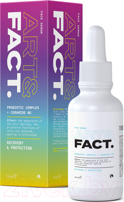 Сыворотка для лица Art&Fact Восстанавливающая с лизатами бифидобактерий пробиотиками (30мл)
