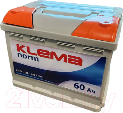 Автомобильный аккумулятор Klema Norm 6CT-60 АзЕ (60 А/ч)