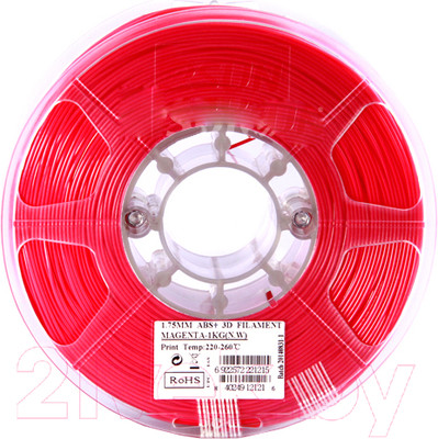 Пластик для 3D-печати eSUN ABS + / т0026670 (1.75мм, 1кг, пурпурный)