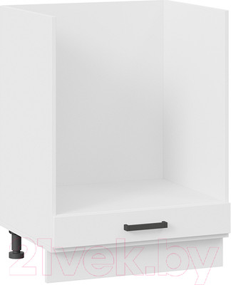 Шкаф под духовку ТриЯ Лорас 1Н6Б (белый/холст белый)