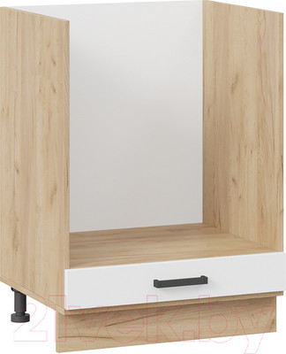 Шкаф под духовку ТриЯ Лорас 1Н6Б (дуб крафт золотой/холст белый)