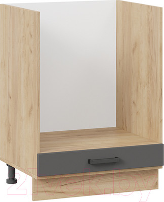 Шкаф под духовку ТриЯ Лорас 1Н6Б (дуб крафт золотой/холст вулкан)