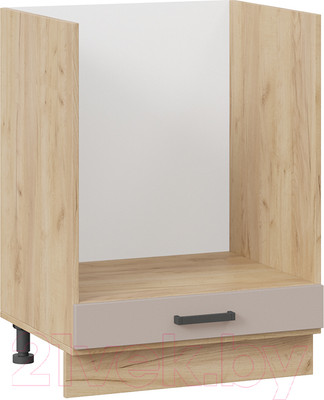 Шкаф под духовку ТриЯ Лорас 1Н6Б (дуб крафт золотой/холст латте)