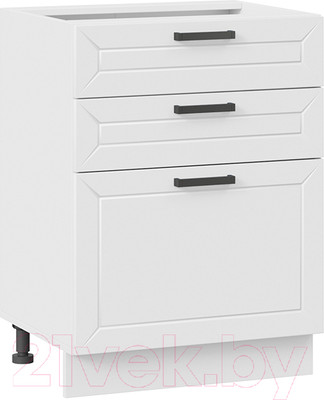 Шкаф-стол кухонный ТриЯ Лорас 1Н6Я3 (белый/холст белый)