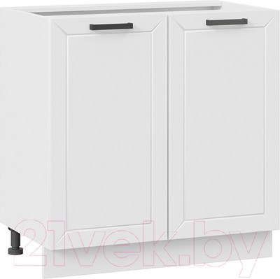 Шкаф-стол кухонный ТриЯ Лорас 1Н8 (белый/холст белый)