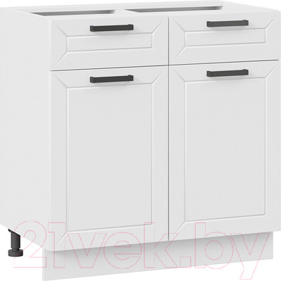 Шкаф-стол кухонный ТриЯ Лорас 1Н8Я1 (белый/холст белый)