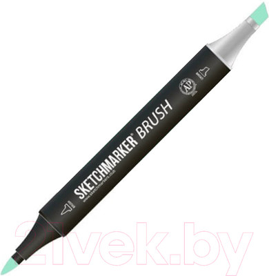 Маркер перманентный Sketchmarker Brush Двусторонний G123 / SMB-G123 (морская пена)