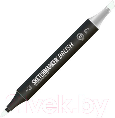 Маркер перманентный Sketchmarker Brush Двусторонний G135 / SMB-G135 (морская дымка)