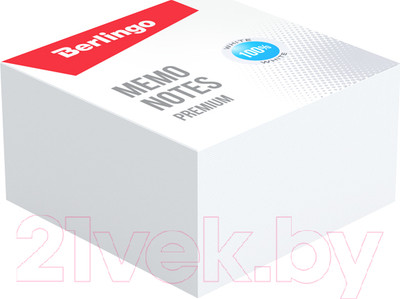 Блок для записей Berlingo Premium / ZP8601 (белый)