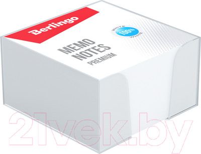 Блок для записей Berlingo Premium / ZP8607 (белый)