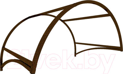 Каркас козырька ИМпласт Арка Полимер 1500x1000