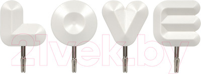 Набор крючков Marmiton Love 17620 (4шт, белый)