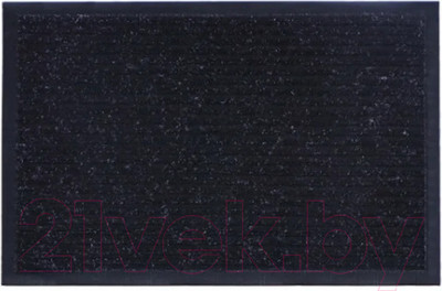 Коврик грязезащитный Remocolor Ребро 60x90см / 70-1-696 (черный)