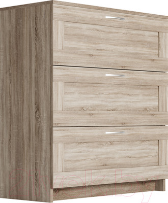 Комод Mio Tesoro Сириус 3 ящика 2.02.02.050.3 (сонома)
