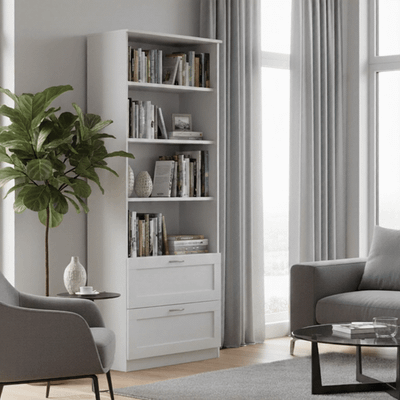 Стеллаж Mio Tesoro Сириус 2 ящика 78x190 2.02.07.110.1 (белый)